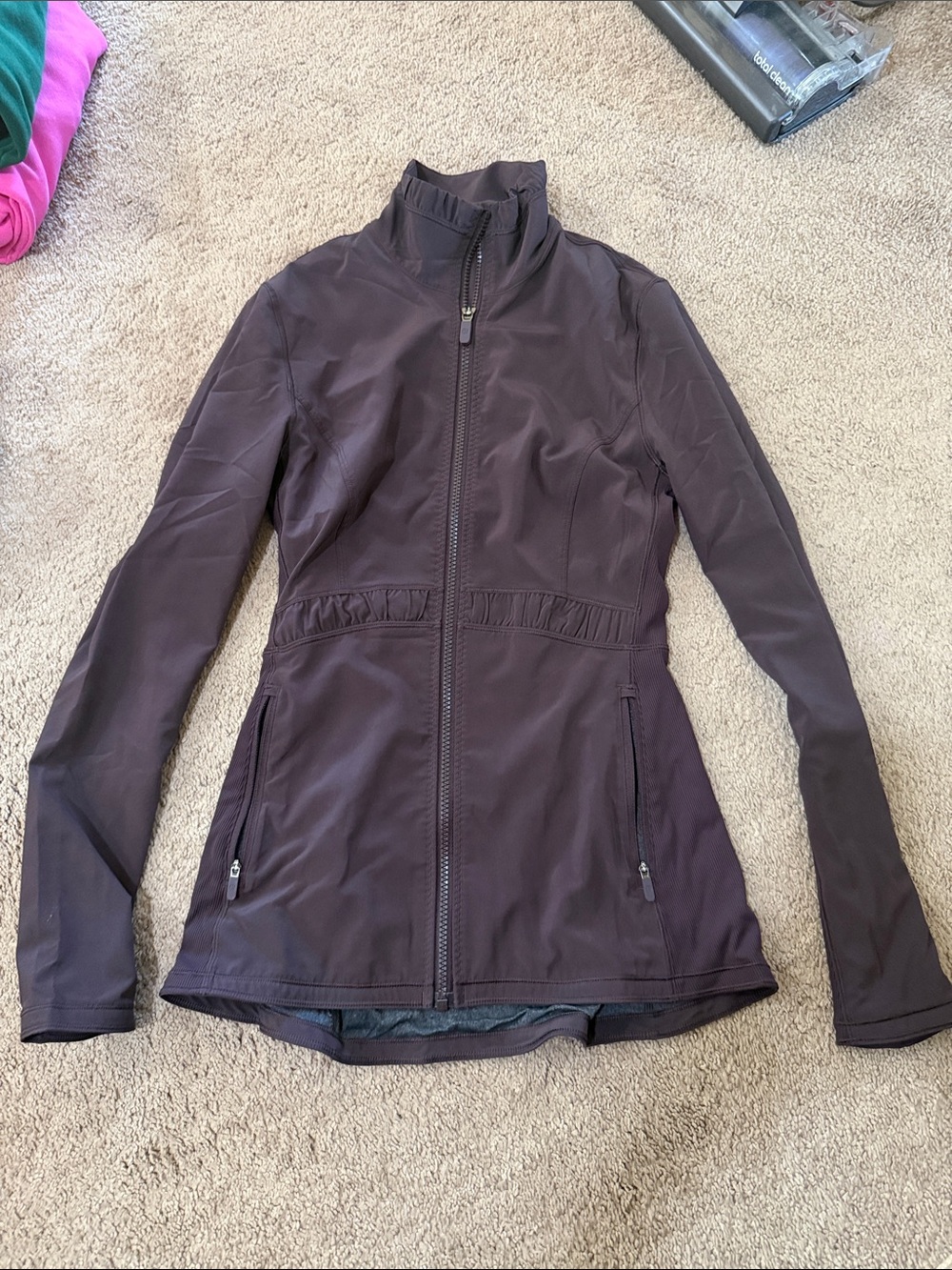 lululemon athletica Chocolate Brown Full-Zip Utility Jacket